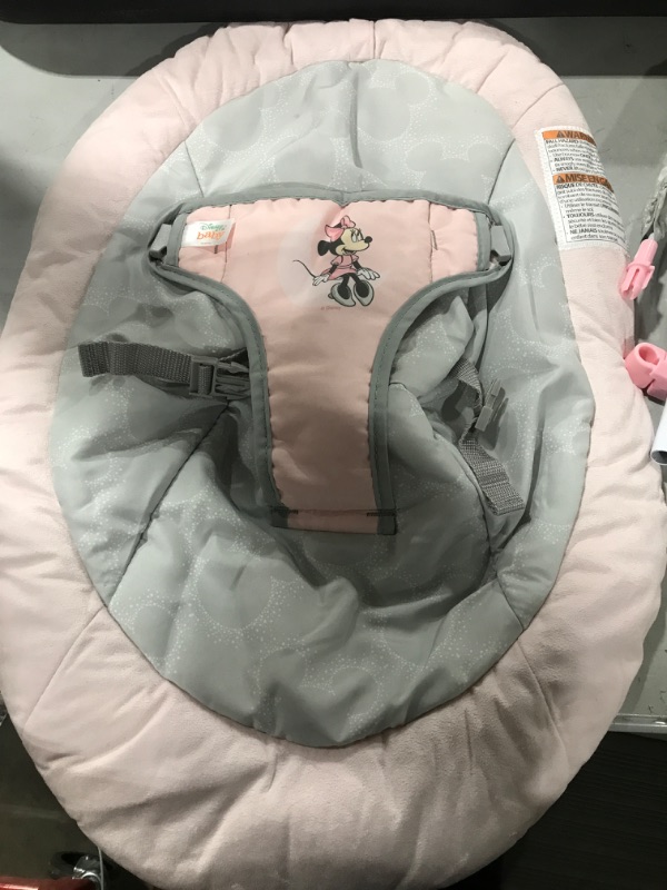 Photo 3 of Bright Starts Disney Baby Minnie Mouse Rosy Skies Pink Baby Bouncer Infant Seat