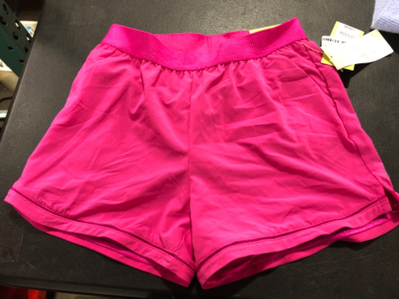 Photo 1 of ALL IN MOTION PINK ATHLETIC SHORTS SIZE L 