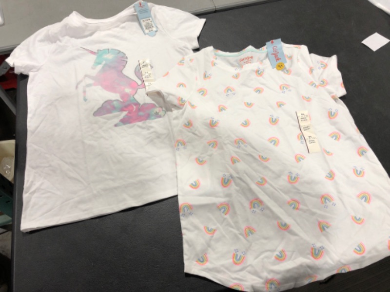 Photo 1 of BUNDLE OF 2 CAT & JACK CHILDRENS GRAPHIC T SHIRTS SIZE XL (14/16)