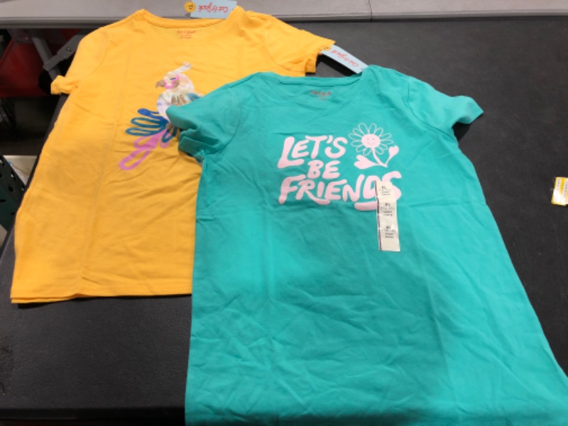 Photo 1 of BUNDLE OF 2 CAT & JACK CHILDRENS GRAPHIC T SHIRTS SIZE XL (14/16)