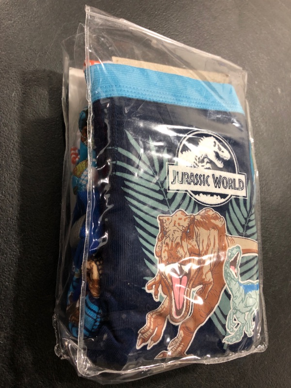 Photo 2 of Boys Jurassic World 5pk Underwear - SIZE 4