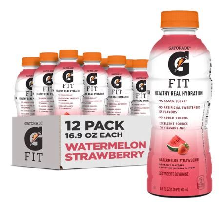 Photo 1 of 12 PACK Gatorade, Fit, Watermelon Strawberry Flavored, Electrolyte Beverage *EXP JUN 19 2023* 