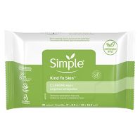 Photo 1 of 6 PACK Simple Kind to Skin Facial Wipes - Unscented - 25ct

 