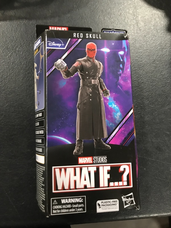 Photo 2 of Marvel Legends Series MCU Disney Plus Red Skull What If Series Action Figure 6-inch Collectible Toy, 1 Accessory and 1 Build-A-Figure Part