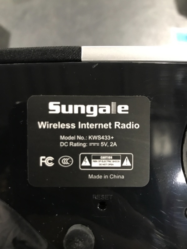 Photo 3 of Updated OS, Quad Core CPU, Sungale 3rd Gen WiFi Internet Radio with 4.3" Easy-Operation Touchscreen, Listen to Your Favorite Music from Thousands of Internet Radio Station, Streaming Music, Audiobooks