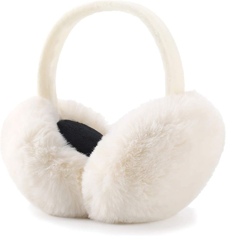 Photo 1 of LCXSHYE Winter Ear muffs Faux Fur Warm Earmuffs Cute Foldable Outdoor Ear Warmers For Women Girls