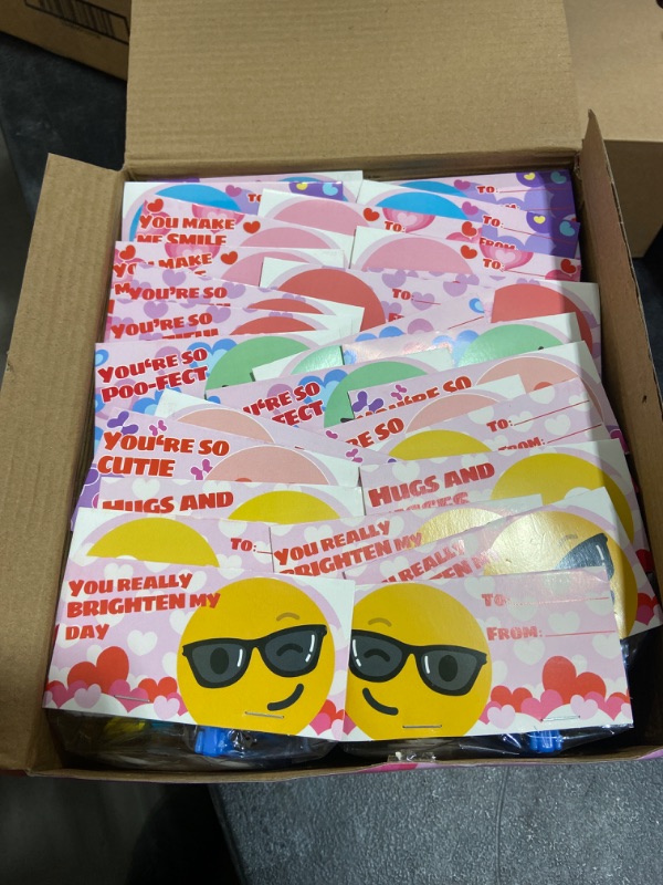 Photo 2 of 28 Pack Kids Valentines Day Gift Novelty Toy Set Includes Foam Planes,Shutter Shades,Bubble Wands,Sticky Hands,Spring Toys,for Classroom Exchange Prizes,Valentine Party Favors,Valentine‘s Gifts