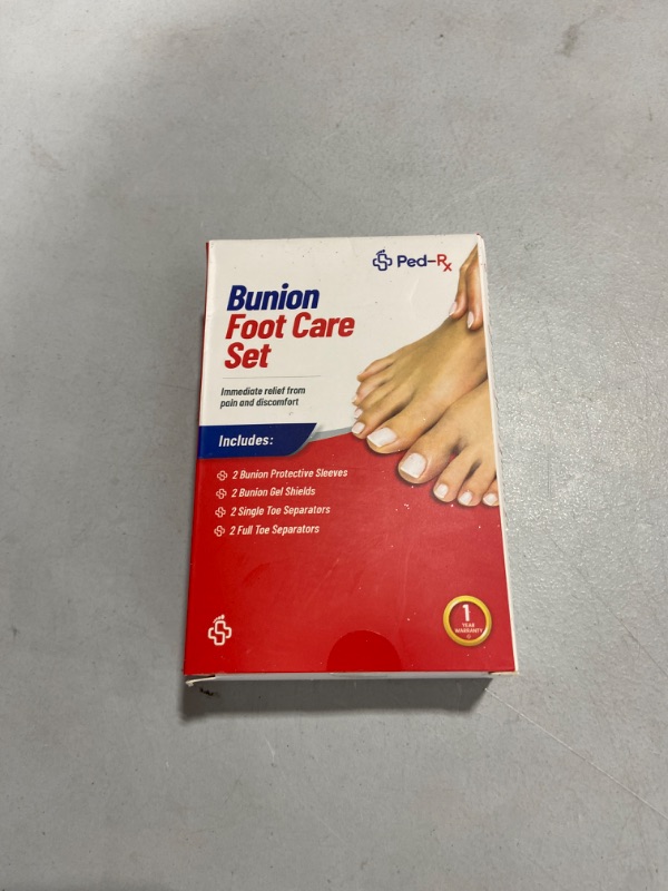 Photo 2 of Bunion Corrector for Women and Men - Relieve Bunion Pain and Correct Toe Alignment - 8 Piece Kit Includes: 2 Bunion Sleeves, 2 Toe Separators, 2 Toe Spacers, and 2 Gel Protector Shields - Straighten Overlapping Toes, Crooked Toes, Hammer Toe Turquoise
