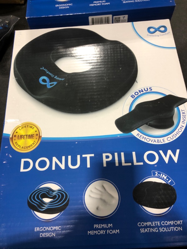 Photo 4 of Everlasting Comfort Donut Cushion - Donut Pillow for Tailbone Pain, Hemorrhoids, Postpartum, Sitting