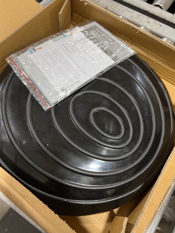 Photo 2 of Gaiam Balance Disc Wobble Cushion Stability Core Trainer for Home or Office Desk Chair & Kids Alternative Classroom Sensory Wiggle Seat Black