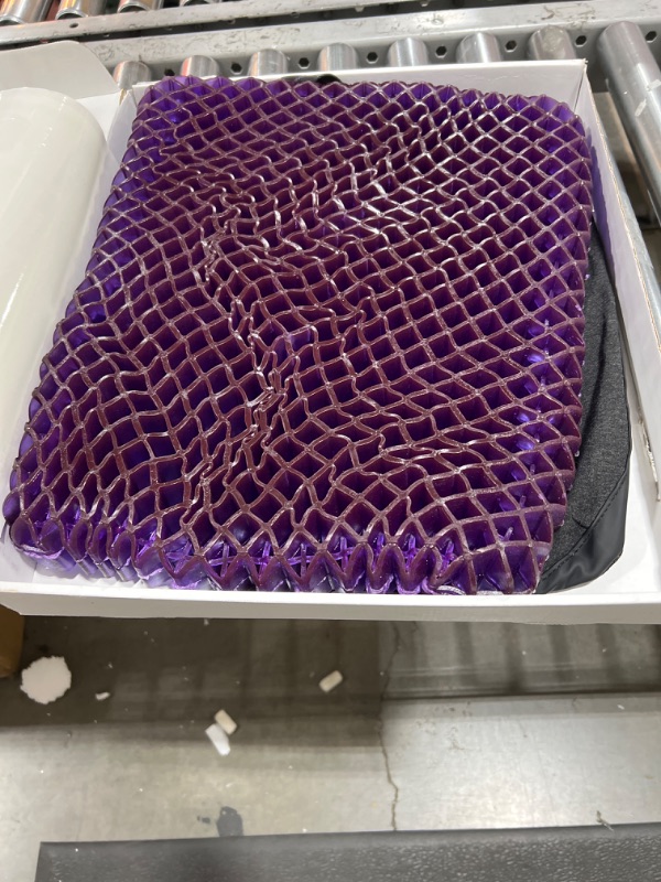 Photo 2 of Purple Royal Seat Cushion - Seat Cushion for The Car Or Office Chair - Temperature Neutral Grid