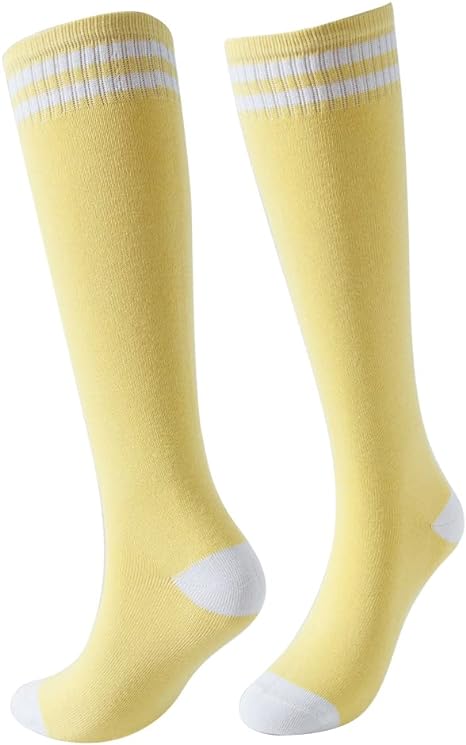 Photo 1 of SOCKSDIARY Knee High Socks for Kids, Cotton Soccer Socks for Boys, Girls, Toddlers……