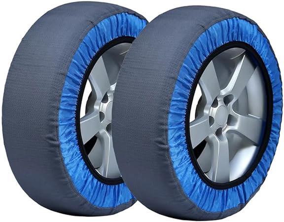 Photo 1 of Snow Chains SK72,Snow Socks for Car, SUV, & Pickup-Easier Installation, Quieter and More Comfortable Ride (Pack of 2)