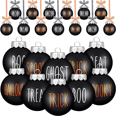 Photo 1 of 24 Pcs Karenhi Christmas Night Ball Ornaments 2.4 Inch Christmas Decorations for Tree Halloween Hanging Ornaments Plastic Decor Christmas Decor for Tree Home Holiday (Black,Orange)
Visit the Karenhi Store