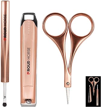 Photo 1 of GUEICN Nail Cutter Clippers Set Manicure Pedicure Kits Fingernail Toenail Clippers for Women & Men Nail Care Tool with Luxurious Travel Case (3Pcs Toenail Clipper with Ear Spoon)