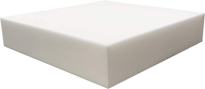 Photo 1 of FoamRush 6" H x 24" W x 24" L Upholstery Foam Cushion High Density (Chair Cushion Square Foam for Dinning Chairs, Wheelchair Seat Cushion Replacement)
