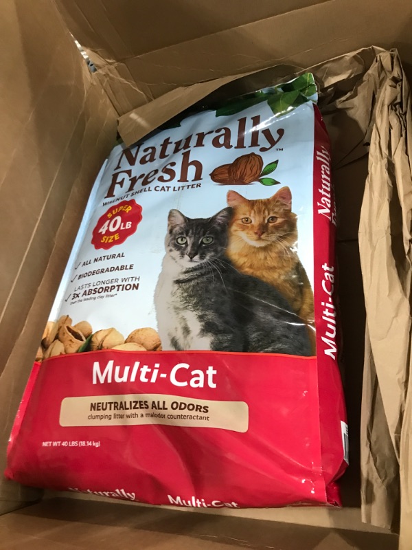 Photo 2 of Naturally Fresh Multi Cat Litter, 40-lb Bag
