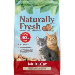 Photo 1 of Naturally Fresh Multi Cat Litter, 40-lb Bag
