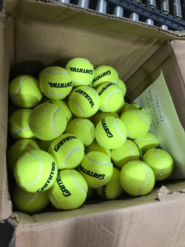 Photo 2 of GAMMA Sports Pressureless Tennis-Balls Box, Bulk Tennis Balls, Premium Tennis Accessories, Pack of 75
