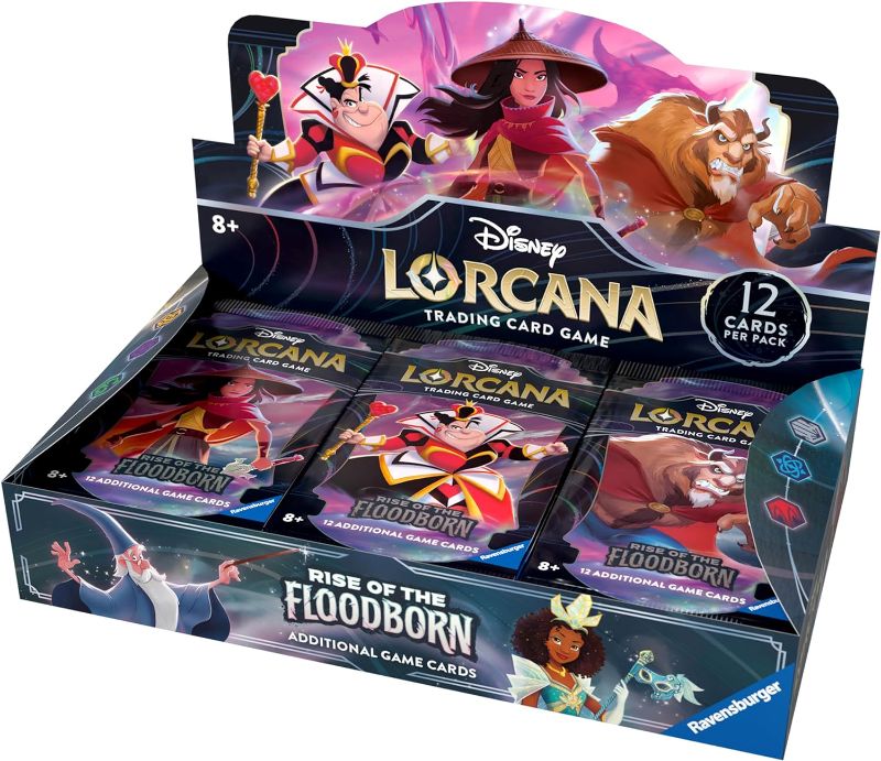 Photo 1 of Ravensburger Disney Lorcana: Rise of The Floodborn TCG Booster Pack Display - 24 Count for Ages 8 and Up
