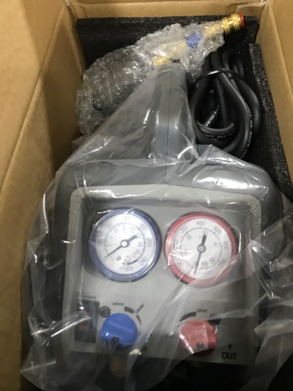 Photo 2 of ***USED - POWERS ON - UNABLE TO TEST FURTHER***
Robinair (RG3 Portable Refrigerant Recovery Machine – 115V, 60Hz, for Both Liquid and Vapor Refrigerant, White