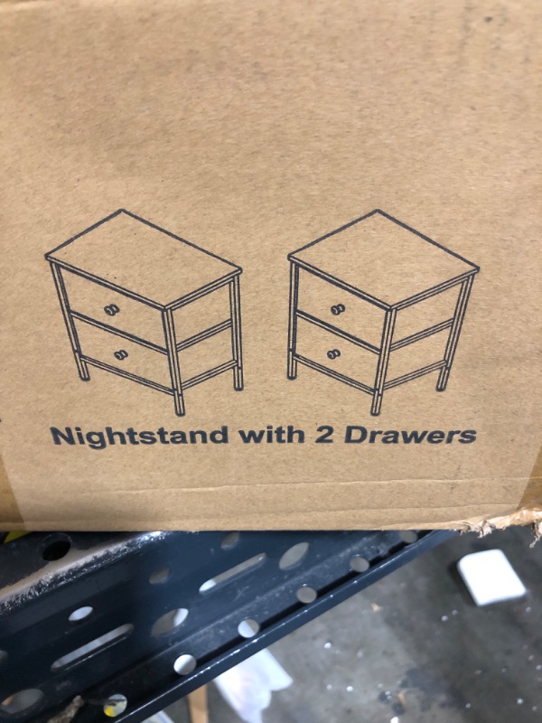 Photo 1 of 2 night stands with 2 drawers