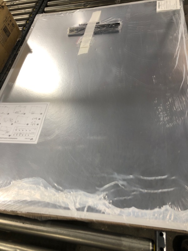 Photo 2 of VIZ-PRO Large Dry Erase White Board/Magnetic Foldable Whiteboard, 72 X 48 Inches, Silver Aluminium Frame
