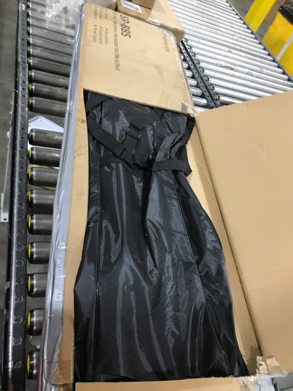 Photo 1 of Starfavor Piano Keyboard 88 Keys, 88 Key Keyboard Piano Full-size Semi Weighted Keyboard, Bluetooth MIDI Chargeable Portable Piano with Piano Stand, Sustain Pedal, Carrying Bag, SP-88S, Red