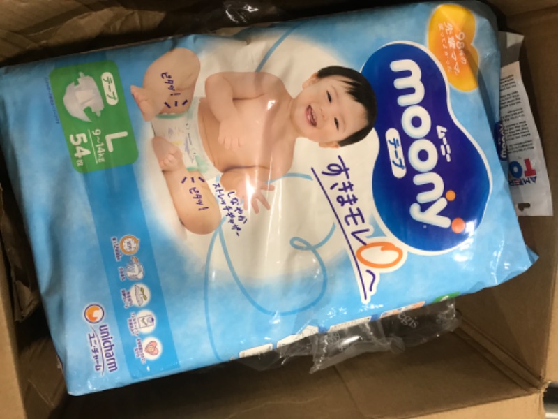 Photo 2 of Japanese Diapers Moony L (Large) Size. 54 Pieses. 9-14 Kg