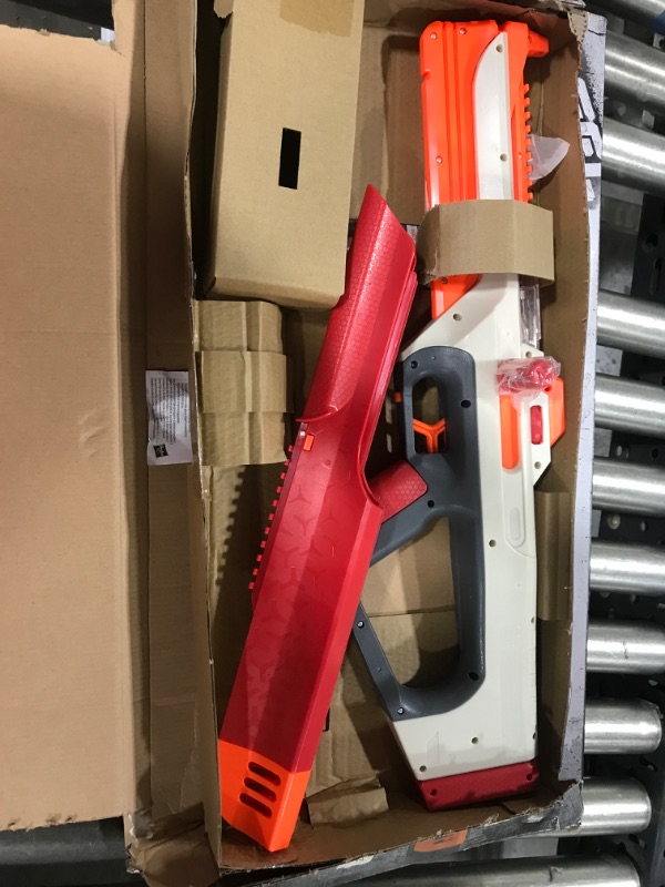 Photo 2 of Nerf Pro Gelfire Ghost Bolt Action Blaster, Removable Boost Barrel, 5000 Gel Rounds, 100 Round Integrated Hopper, Eyewear, Ages 14 & Up