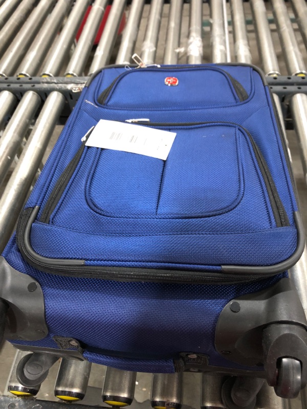 Photo 1 of small blue suitcase luggage 