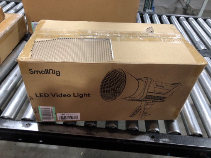 Photo 2 of SmallRig RC 120D 120W COB LED Video Light, 5600K, 62600Lux@1m On-Board and SmallGoGo App Control, TLCI 96+ CRI 95+, 9 Lighting Effects, Support AC Adapter and 14.4V/26V V-Mount Battery- 3470