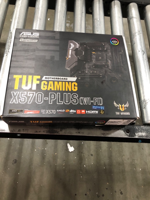 Photo 2 of ASUS AM4 TUF Gaming X570-Plus (Wi-Fi) AM4 Zen 3 Ryzen 5000 & 3rd Gen Ryzen ATX Motherboard with PCIe 4.0, Dual M.2, 12+2 with Dr. MOS Power Stage