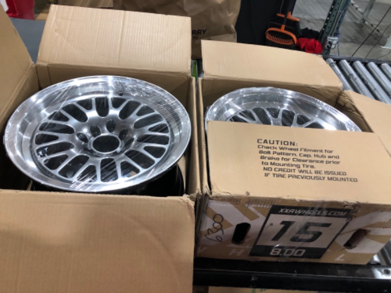 Photo 5 of **4 Rim Set** XXR 531 Chromium Black/ML Wheel with Aluminum, Sizes: (15 x 8. inches /4 x 100 mm, 20 mm Offset) & (16 x 8. inches /4 x 100 mm, 20 mm Offset)