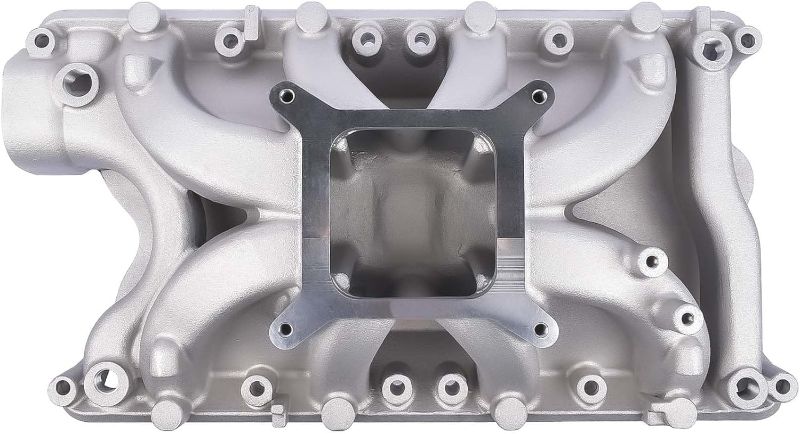 Photo 1 of Enocos DM-3316 Aluminum SBF Single Plane Intake Manifold Compatible with Small Block F-ord 351W Windsor V8, 3500-8000 RPM 