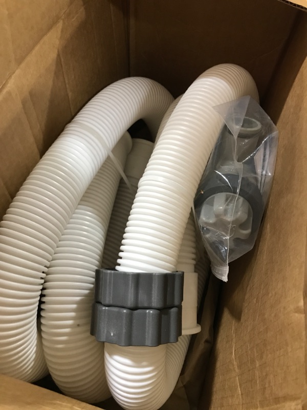 Photo 2 of 1.5" Diameter Pool Pump Hose Replacement for Intex Filter Pumps, Sand Filter & Saltwater Systems with 1500 to 2500 GPH Capacity, 59" Long Pool Hoses for Above Ground Pools and Soft Sided Pools- 2 Pack 1.5"x2