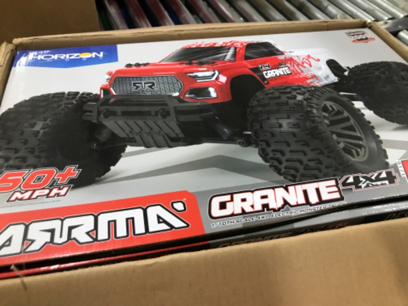 Photo 3 of ARRMA 1/10 Granite 4X4 V3 3S BLX Brushless Monster RC Truck RTR (Transmitter and Receiver Included, Batteries and Charger Required )