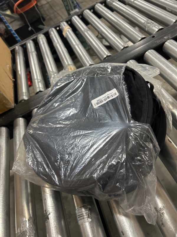 Photo 1 of Sutekus Pop Up Storage Bin Collapsible Trash Can Recycle Container Reusable Utility Storage Bag with Zippered Lid for Camping, Laundry, Storage and Garden (Black)