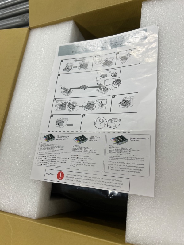 Photo 3 of DR331CL Drum Unit Replacement Compatible with Brother Printer HL-L8250CDN HL-L8350CDW HL-L8350CDWT HL-L9200CDW MFC-L8600CDW MFC-L8850CDW MFC-L9550CDW MFC-L9550CDWT, Replace# DR-331CL, 25000 Page Yield