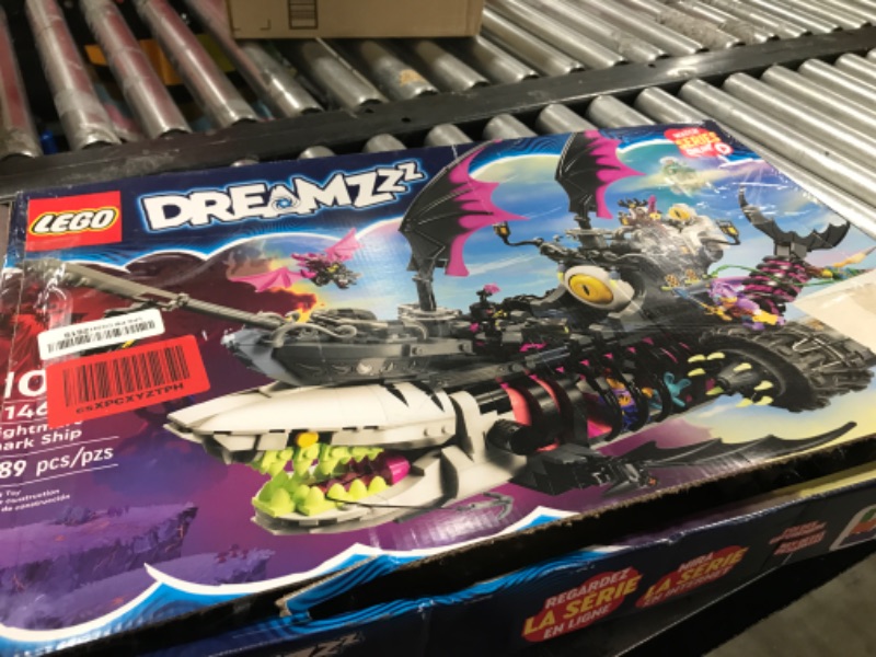Photo 3 of LEGO DREAMZzz Nightmare Shark Ship 71469 Building Toy Set, Pirate Ship and Monster Vehicle Toy for Creative Play, Gift for Tweens and Kids Ages 10+ Standard Packaging