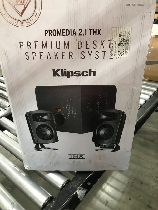 Photo 4 of Klipsch ProMedia 2.1 THX Certified Computer Speaker System (Black) 3-piece