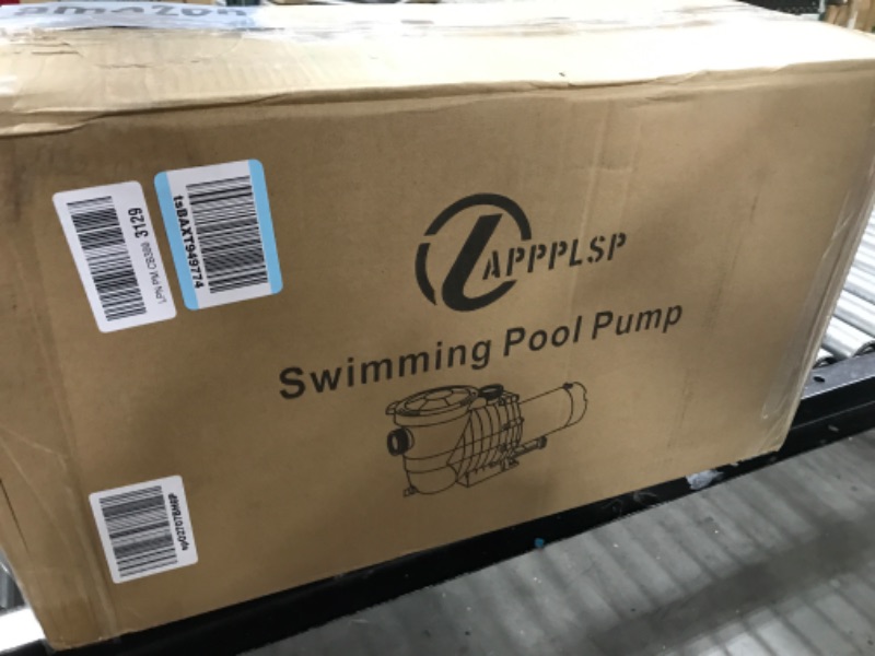 Photo 3 of 2.0 HP In/Above Ground Swimming Pool Pump, 110V 6600GPH Single Speed Pool Water Pumps lnground Above Ground with Filter Basket