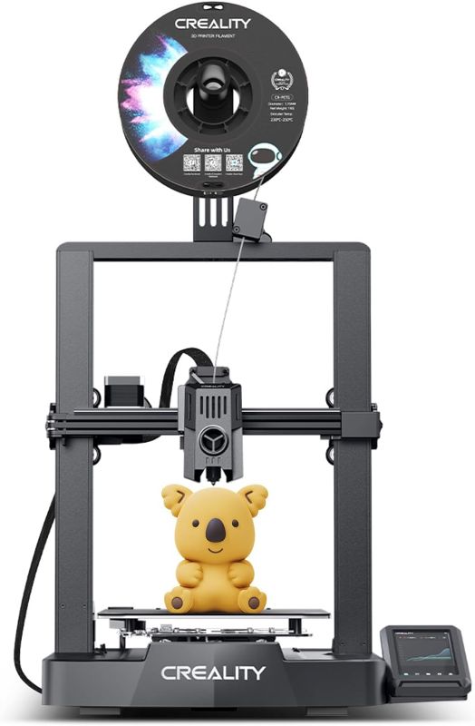 Photo 1 of Creality Ender 3 V3 KE 3D Printer, 500mm/s Printing Speed 3D Printers with CR Touch Auto Leveling Sprite Direct Extruder Supports 300?, Dual Fans and X-axis Linear Rail Print Size 8.66*8.66*9.44in 