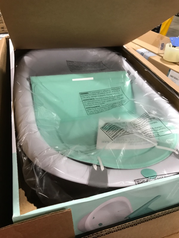 Photo 1 of 4-in-1 Grow-with-Me Bath Tub by Frida Baby Transforms Infant Bathtub to Toddler Bath Seat with Backrest for Assisted Sitting in Tub