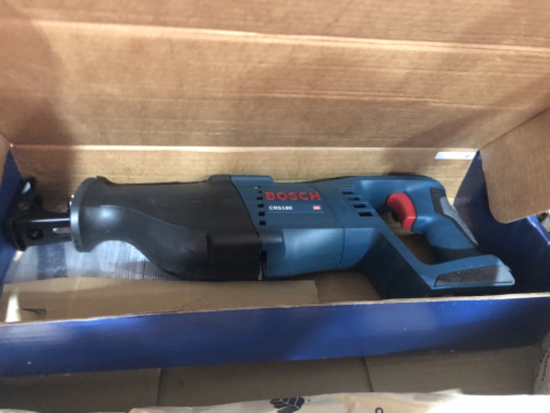 Photo 2 of Bosch Bare-Tool CRS180B 18-Volt Lithium-Ion Reciprocating Saw - No Battery or Charger (Renewed)
