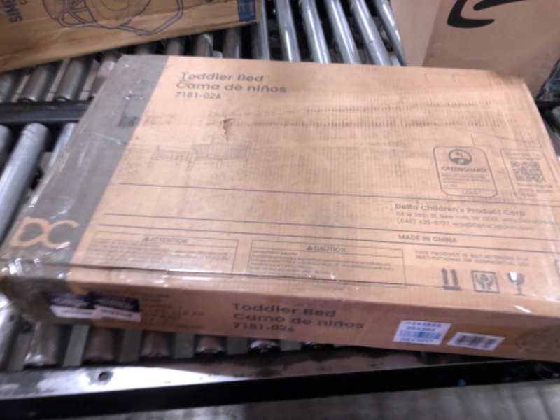Photo 1 of Delta Children Canton Toddler Bed, Greenguard Gold Certified, Grey Grey Canton
