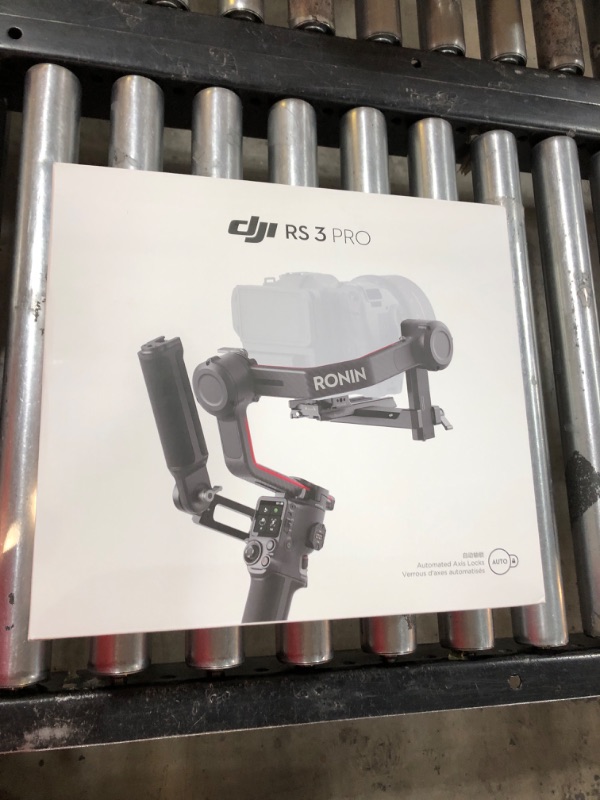 Photo 2 of DJI RS 3 Pro, Handheld 3-Axis Gimbal Stabilizer for DSLR and Cinema Cameras Canon/Sony/Panasonic/Nikon/Fujifilm/BMPCC, Automated Axis Locks, Carbon Fiber Axis Arms, 4.5 kg (10lbs) Payload, LiDAR Focus
