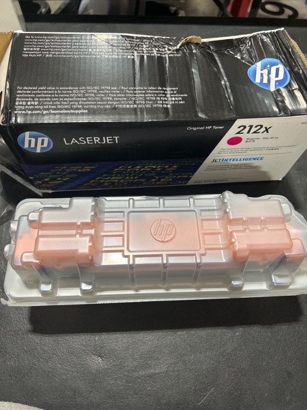 Photo 3 of HP 212X Magenta High-yield Toner Cartridge | Works with HP Color LaserJet Enterprise M554, M555 Series, HP Color LaserJet Enterprise MFP M578 Series | W2123X