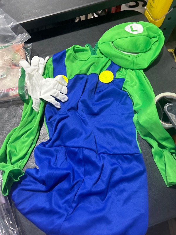 Photo 1 of BOYS XL LUIGI COSTUME