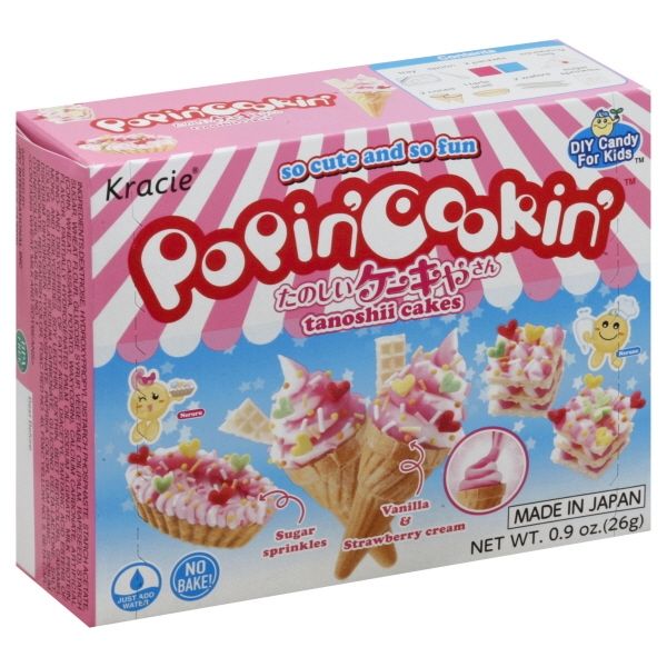 Photo 1 of Kracie Popin' Cookin' Diy Candy for Kids, Cake Kit, 0.9 Ounce